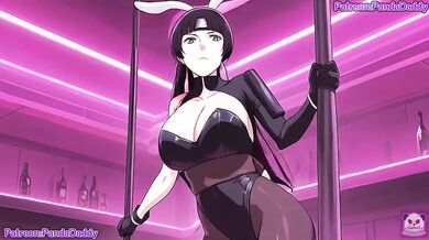 Bunny Suit Blowjob Gushing Cumshot By Big Tits Hentai Boss