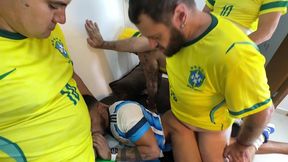 yuri gaucho - surucopa - gangbang no ritmo da copa - jogadores dotados entrando com bola e tudo!