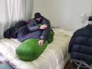 Having fun with my bag down