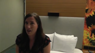 WIFE'S INTERVIEW BEFORE SHE TAKES HER FIRST BBC!