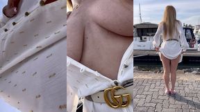 petite video de 3 mn en vous devoilant mes charmes en exterieur
