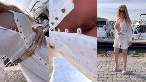 petite video de 3 mn en vous devoilant mes charmes en exterieur