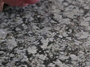 Close up foreskin fun wank  & Cum Shot