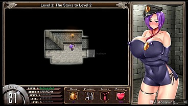 Karryn's Prison [PornPlay Hentai game] Ep.10 Will Karryn lose her virginity to a monster slime dick