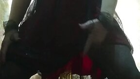 Lady alice compilation: big dildo, deepthroat, glamour fetish session with lingerie, pantyhose, high heels, and lipstick