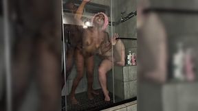 Ebony and PAWG sluts Take BBC Threesome with Stepdad real hard
