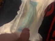Naughty diaper peeing