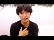 自分自身に顔射してみた。