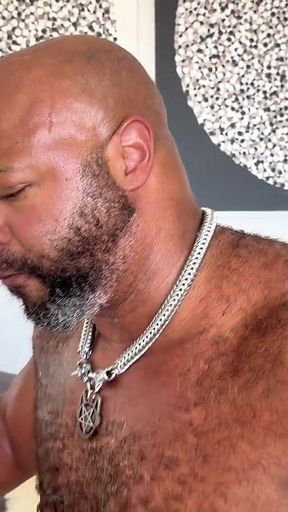 Scruffy Stepdaddy Bear with BBC Fucks Charlie Ferreira