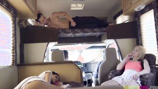 Katya Rodriguez, Lily Rader Nasty Sis Road Trip Sex