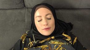 Lazy babe in hijab gets hardcore penetration