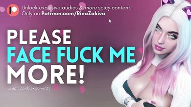 Camgirl roommate gets facefucked for her viewers POV audio asmr
