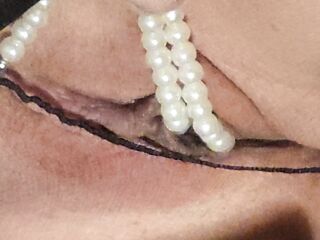 Crotchless nylons ignite wild dream