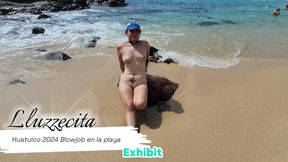 Huatulco 2024 Rico Blowjob en  playa nudista