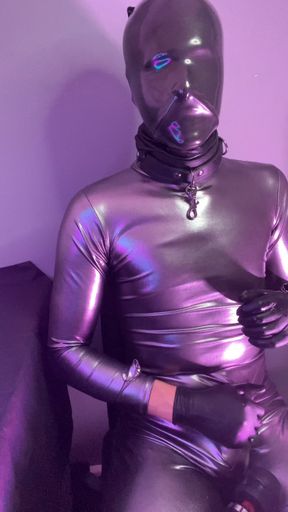 PERSONAL FAVOURITE! Shiny ondom breath play vibbed!