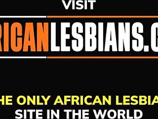 Afro lesbos leave office planning to eat twat and sit on every other s faces