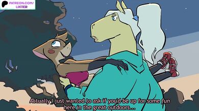 Furry girl stuffed relentless futa anal creampie cartoon