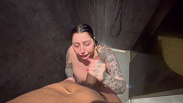 Shower time with my step brother