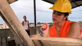 Hot Colombian MILF Silvana Lee seduces boss's stepson