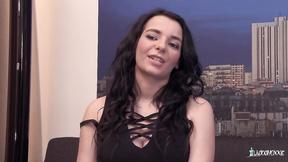 ”Slutty French Babe Sophia Laure Gets Rough Assfucking Pounding & Dildo Double penetration”