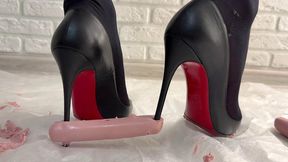 New Louboutins so Kate 120 sausages crush, messy crush, high heels crush, food crush, sausages high heels crush