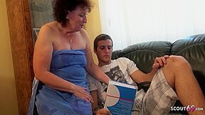 Extreme Old And Ugly Gilf Granny Give Virgin Boy His First Time Sex