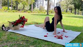Beverly Hills Bus Stop Romantic DeepThroat Blowjob Doggystyle Facial!!! Alexa Chains