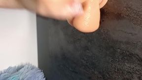 Italian Beauty JOLLY with a Big Dildo