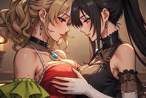 AI Generated Cartoon content, Uncensored video of 18 Year old Anime Girl, Kissing Orgasm of Mature Women