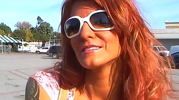 Watch her in this amazing threesome where she not only gets fucked in the ass and mouth at...