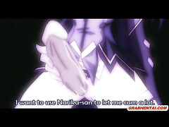 Shemale anime cutie pussy and anal fucked