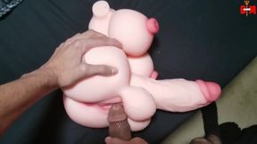 I Fuck Her Pussy, Ass, Nipples, An Her Cock! Fucking Futa Sexdoll From With Lina Paige