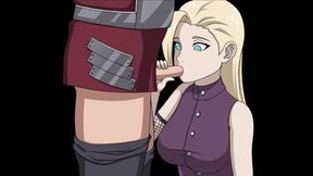 Dirty ninja trainer unleashes explicit Ino's sinful submission to Naruto's lust!