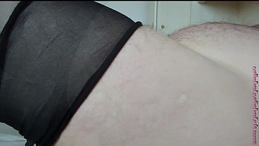 Spaß mit fremden benutzten Kondom in Strumpfhose