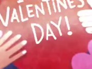 Mak Aarons finds valentines card in his bubble ass!