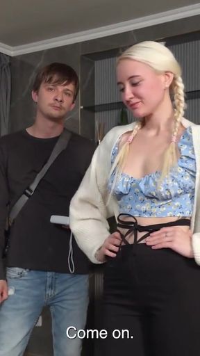 Must-share moment from &quot;HUNT4K. Cute blonde babe Daruma Rai was craving a huge cock in her tight pussy&quot;