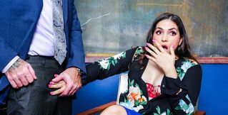 Suck and drill my rod in order to avoid expulsion