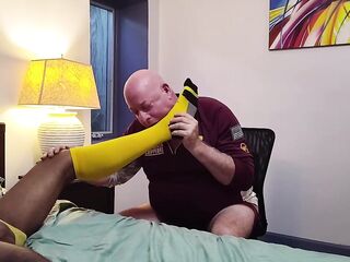 TRAINER LIKES TO GIVE PLAYER A MASSAGE - But this guy gets turned on and needs to get his release...inside the player's booty!!