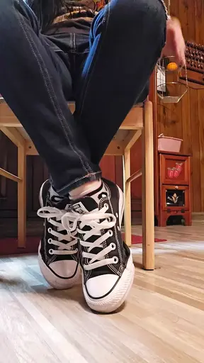 Get Down and Clean My Converse