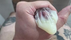 Cum in a Condom Again