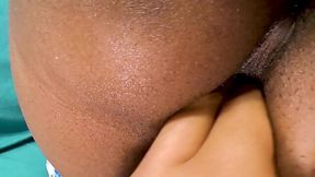 Perverted Fan Fingers November's Tight Ebony Holes