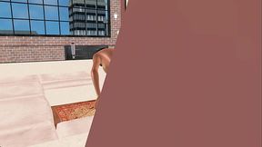 Animated 3D Porn Videos - A beautiful Asian girl riding a big Breasted shemale_s dick in both ass a pussy