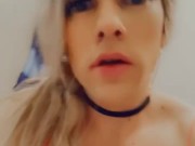 Riding the biggest cock I can find