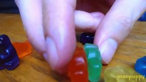 Giant Popping Your Gummy Friends in His Mouth - Step-Daddy Giant 26 - Manpuppy - WMV 1080 Remaster
