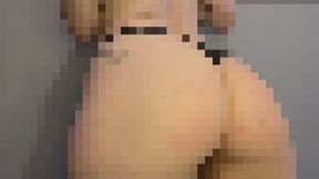 Showing off my pixelated ass