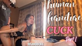 Human furniture cuck part 1