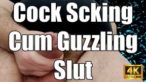 KingMarti: Cock Sucking Cum Guzzling Slut 4k UHD