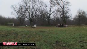 Hard threesome for the hot brunette