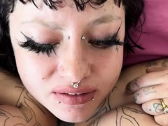 The Huge Busty Tattooed Girl