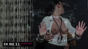 Sexy lawyer Claire Castel satisfies his colleague